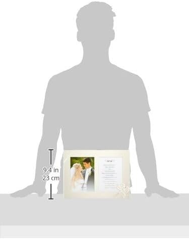 Lenox True Love Double Invitation Frame, 9-Inch - 812614, Metallic