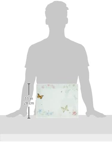 Lenox Butterfly Meadow Large Glass Cutting Board, 2.95 LB, Multi
