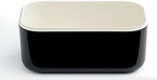 Lékué Ice Box | Ice Cube Tray For Freezer With Lid & Bin | Made With 100 Percent Platinum Silicone | Elegant And Retro Style Ice Cubes | For Cocktails, Ice Tea & Coffee And More | Black