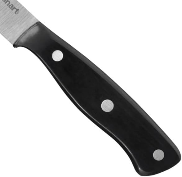 Cuisinart C77TR-S6SK Triple Rivet Collection 6-Piece Steak Knife Set,Black