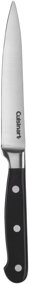 Cuisinart C77TR-5SUT Triple Rivet Collection 5" Serrated Utility Knife, Black