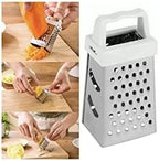 Mini Garlic Grater, Stainless Steel Cheese Ginger Vegetable Spices Small Grater for Kitchen