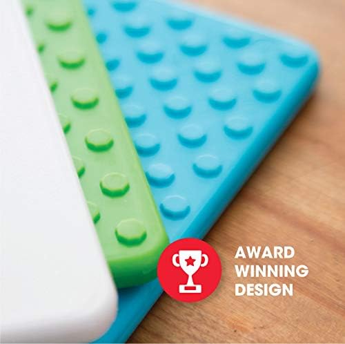 Architec Original Gripper Barboard, 5" by 7", Red, Patented Non-Slip Technology and Dishwasher Safe Cutting Board