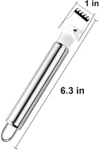 Lemon Zester Grater,Stainless Steel orange peeler tool with Channel Knife，5pack