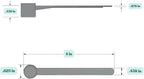 1.5 mL (1.5 CC) Long Handle Scoop for Measuring Coffee, Pet Food, Grains, Protein, Spices and Other Dry Goods (Pack of 1)