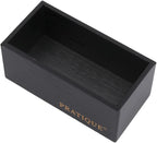 Bamboo Drawer Organizer - Kitchen Utensil Organizer Silverware Tray Cutlery Holder，Office Desk Supplies and Accessories,5.9 * 3 * 2.6inch,Black