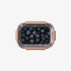 LocknLock Stainless Steel Food Storage Container - Airtight, Leak-proof, Stackable (310ml x 3) | Modular Design for Meal Prep, Lunch, Freezer & Dishwasher Safe