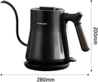 Gooseneck Electric Kettle, 1000W, Pour-over Coffee & Tea, Stainless Steel, Hot Water, 0.8L, Small, Auto Shut-Off & Boil Dry Protection, BPA Free