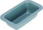 CHEFMADE Mini Bread Loaf Pan, 4.7" x 3" Nonstick Meatloaf Pan, Bakeware for Oven Baking，Homemade Bread （Green）