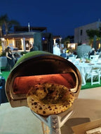 LRUI Turning Pizza Peel with 8" Aluminum Round Pizza Paddle,20.5" Overall, Outdoor Pizza Oven Accessories.