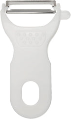 uxcell Vegetable Peeler Set, 4.5 Inch Stainless Steel Potato Peeler for Apple Fruits White