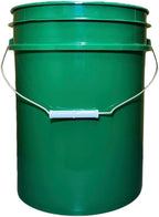 House Naturals 5 Gallon Premium HPDE Plastic Bucket - Made in USA Food Grade Storage Container, BPA Free All Purpose Pail (2, Dark Green)