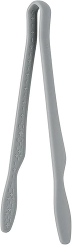 carrotez Silicone Tongs for Cooking, Anti-Slip,Non-Scratch Kitchen Tongs 9.5 inch Silicone Tongs 1Pack - Gray