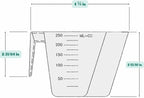 1 Cup (8 Oz. | 250 mL) Scoop for Measuring Coffee, Pet Food, Grains, Protein, Spices and Other Dry Goods (Pack of 100)