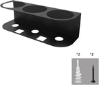 JINGCHENGMEI 3 Spray Bottles Holder, Steel Wall Mount Storage Organizer for All-Purpose at Garage and Home (SBH-3B1Pc)