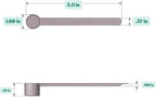 4 mL (3/4 Teaspoon) Long Handle Scoop for Measuring Coffee, Pet Food, Grains, Protein, Spices and Other Dry Goods (Pack of 25)
