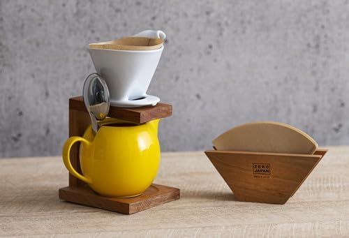 Zero Japan - Bee House Pour Over Coffee Dripper - Lead-Free & Cadmium-Free Ceramic Coffee Maker with Elegant Peek Hole, Drip Cone Brewer Coffee Gifts, Brewing Accessories - Steel Gray, Standard Size