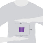 UNIQ 1000-Count 4 oz Paper Ice Cream Cups Purple Color | Perfect for Halloween, Holidays & Parties | Small Disposable Food & Dessert Bowls | Frozen Dessert Supplies