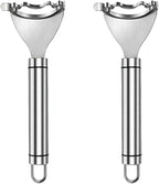 Corn Peeler Cob Stripper, Stainless Steel Cob Remover, Corn Planer Cutter Thresher Scraper, Stripping Tool for Home Kitchen, Corn Scraper 2 PCS