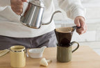 Zero Japan - Bee House Pour Over Coffee Dripper - Lead-Free & Cadmium-Free Ceramic Coffee Maker with Elegant Peek Hole, Drip Cone Brewer Coffee Gifts, Brewing Accessories - Jeans Blue, Standard Size