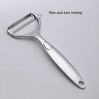 AMOUY Premium Peeler Set - Vegetable,Apple Peelers for Kitchen, Fruit, Carrot, Veggie,Potatoes Peeler,Y-Shaped Stainless Steel Peelers,with Ergonomic Non-Slip Handle & Sharp Blade,Good Sturdy (2PCS)
