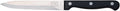 Chicago Cutlery Essentials 4-3/4-Inch Serrated Utility Knife, Stainless-Steel Blade with Tapered Grinded Edge, Full Metal Tang, Black Polymer Handle Kitchen Knife