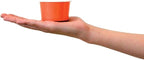 UNIQ 1000-Count 4 oz Paper Ice Cream Cups Orange Color | Perfect for Halloween, Holidays & Parties | Small Disposable Food & Dessert Bowls | Frozen Dessert Supplies