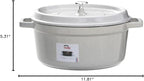 Staub Cast Iron 5.5-qt Round Cocotte - White Truffle, Made in France