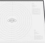 Extra Large Silicone Baking Mat – Non-Stick Pastry Mat with Measurements, Conversion Charts & Heat Resistance – Reusable Food-Grade Silicone for Dough Rolling, Pizza & Baking