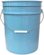 House Naturals 5 Gallon Premium HPDE Plastic Bucket - Made in USA Food Grade Storage Container, BPA Free All Purpose Pail (1, Light Blue)