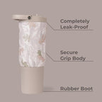 HydroJug Sport - Stainless Steel Tumbler with Straw, Vacuum Insulated, 20oz Leakproof Water Bottle, Ergonomic Design, Reusable, Dishwasher Safe, Rubber Base, Durable for Gym or Outdoors, Camo