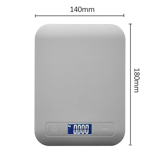 Digital Shipping Scale,Large Panel, Accurate Portable Postal Scale for Packages, Small Business,Kitchen, Food, Handmade, Liquids, and Boutique (Red Battery(10kg/1g))