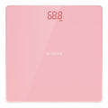NUTRI FIT Digital Scale for Body Weight, Precision Bathroom Weighing Scale Step-On Technology High Capacity - 330 lb, LED Display with High Precision Measurements, Pink