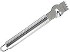 1Pc Silver Stainless Steel Lemon Zester Tool with Channel Knife and Orange Citrus Peeler for Kitchen, Zesters, Graters, Peelers and Slicers Kitchen Utensils