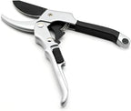 SK5 Ratchet Pruning Shears for Weak Hands Heavy Duty Garden Clippers with Spring Assist and Ergonomic Grip for Branches and Fruit Trees