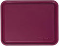 KitchenAid Classic Plastic Cutting Board with Perimeter Trench and Non Slip Edges, Dishwasher Safe, 8 x 10 inch, Beetroot
