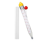 New Candy Thermometer with Pot Clip and Hanging Hook, Deep Fry Oil Thermometer Candy, Sugar Syrup Jam Jelly Instant Read Glass Food Kitchen Cooking Thermometer for Candy Making and Food