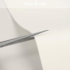 Leather Table Cover,1.8mm Thick,12x96 Inch Desk Cover,Dresser Cover Top,Dresser Protector Top,Dresser Cover,End Table Cover.(White+White,12x96)