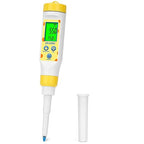 Digital pH Meter for Food Fermentation and Canning, Smart Food pH Tester with High Accuracy Spear Probe for Sourdough, Salsa and Hot Sauces, pH Test Pen with ATC for Solid and Liquid