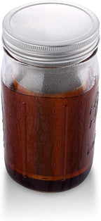 MODERNJOE'S Premium Infuser Cold Brew Coffee Maker for 1 Quart Wide Mouth Mason Jars. Cold Brew Coffee Filter. Iced Coffee and Tea. Heavy Duty Gauge 100 Micron Mesh 304 Stainless Steel