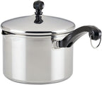 Farberware Classic Stainless Steel Cookware Pots and Pans Set, 15-Piece,50049,Silver