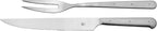 ZWILLING Porterhouse 2pc Stainless Steel Carving Knife Set with Fork in Red Presentation Box, Gift Set