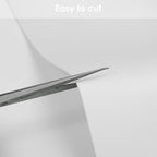 Leather Table Cover,1.8mm Thick,42x42 Inch Table Protector,Table Protector for Dining Room Table,Dining Table Cover,Table Cover Protector(Grayish White+Grayish White,42x42)