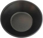 3 Inch Tart Pan, Carbon Steel Pastel De Nata Tins, Nonstick Egg Tart Molds, Mini Round Quiche and Pie Pan for Tartlet, Cupcake, Pudding, Muffin Baking - 8Pcs, Black