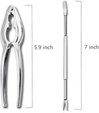 Artcome Seafood Tools Set including 7 Forks and 6 Lobster Crab Crackers Nut Cracker Set