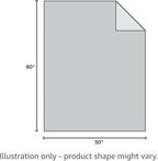 PAVILIA Melange Dark Gray Sherpa Blanket Throw for Couch, Warm Soft Cozy Reversible Blanket Sofa Bed, Thick Plush Large Fleece Car Blanket, Decorative Home Room Decor Gifts Men Women, 50x60 Dark Grey