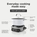 Multi-Cooker Ninja Foodi MC1100, Everyday Possible Cooker 6.5-Qt, 6-in-1 with Slow Cook, Slow Cooker, Sear/Sauté, Rice & Pasta Functions,Compact Design,Replaces 10 Kitchen Appliances,Easy Cleanup