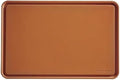 KitchenAid Classic Plastic Cutting Board with Perimeter Trench and Non Slip Edges, Dishwasher Safe, 12 x 18 inch, Scorched Orange