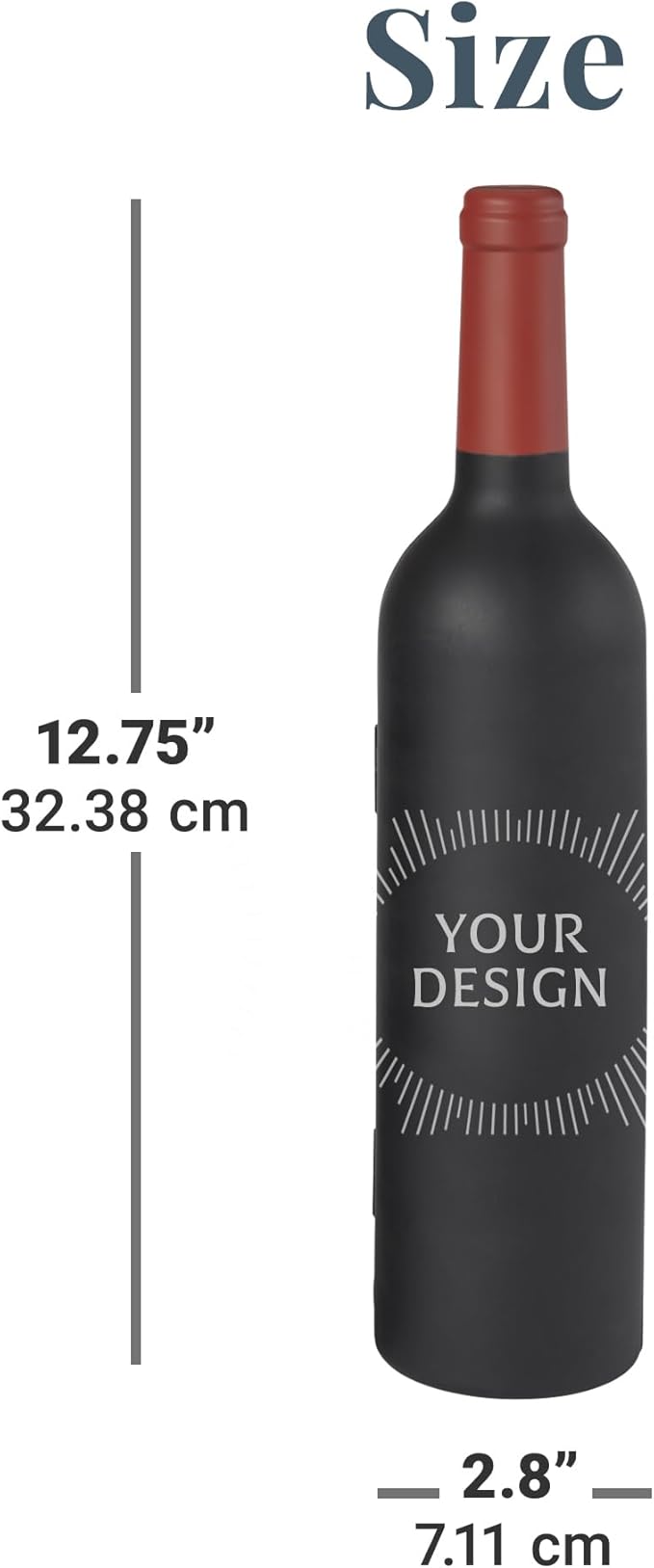 Let's Make Memories Personalized 5-Piece Wine Tool Set - Wine Bottle Opener - Bar Accessory