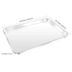 Baking Sheet, Yododo Stainless Steel Baking Pans Tray Cookie Sheet Toaster Oven Tray Pan Cookie Pan, Non Toxic & Healthy, Superior Mirror Finish & Rust Free, Easy Clean & Dishwasher Safe - 19.6 inch